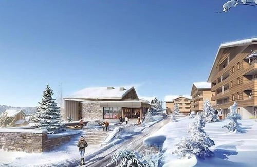 Les Saisies Apartment | 4th floor, view mountain, balcony, parking, tv, 48m², Les Saisies