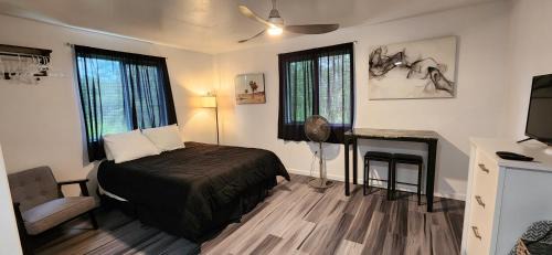 Orchidlands Estates Apartment | #5 New! Cozy Getaway Hot Spot Hilo Keaau Big Island of Hawaii Self CheckIn Studio Apt