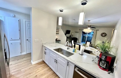 Bel Air House | 50 steps to beach 2 bed 3 bath townhome sleeps 8, close to restaurants and ent.