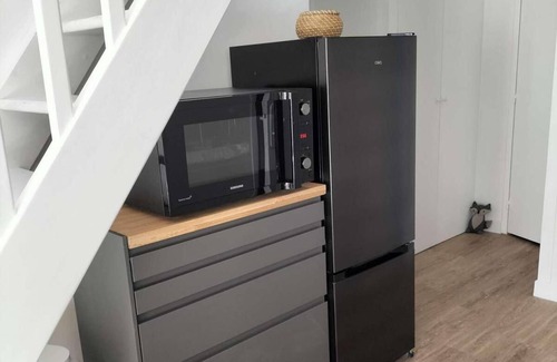 Reallon Apartment | 50m from resort center, 6th floor, view mountain, balcony, ski locker, 49m², Réallon
