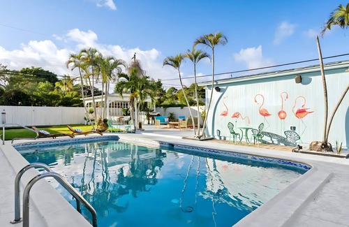 Parker Ridge House | 5BR Beach Oasis! Heated Pool, 10 Min to Beach