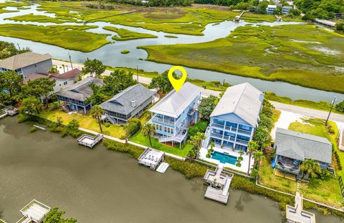 Litchfield by the Sea House | 5BR Litchfield Beach, waterfront, family golf wedding vacation. Summer Discounts