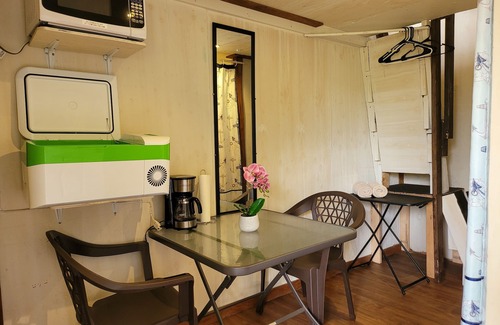 Fern Forest Cabin | #5Cabin w/PRIVATE indoor BATHROOM TV MICROWAVE