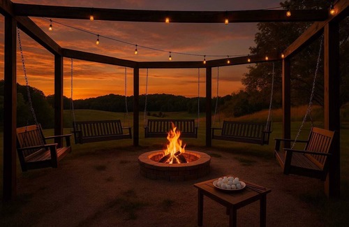Ava Cabin | 6 Guests | Ponds | Hot Tub | Game Room | Trails