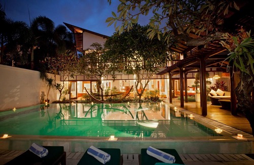 Sanur Kauh Villa | 6BR Villa, 200meters From The Beach - Private Balconies With Hammocks!