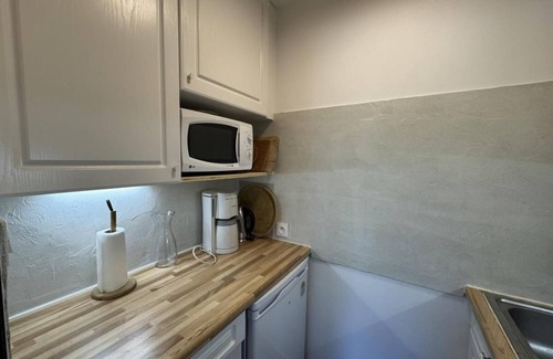 Saint-Chaffrey Apartment | 6th floor, view mountain, balcony, parking, tv, ski locker, 31m², Serre Chevalier