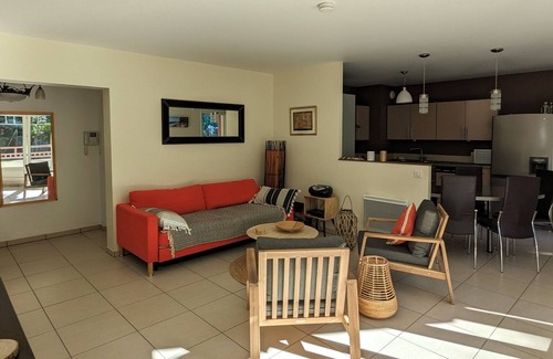 Arcachon Apartment | 76m² T3 with terrace, balcony, 100m from Eyrac beach, parking and WIFI