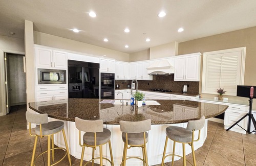 Rancho Cucamonga House | 7BR Pool Home, Karaoke, Fire Pit, Parking, Group-Friendly
