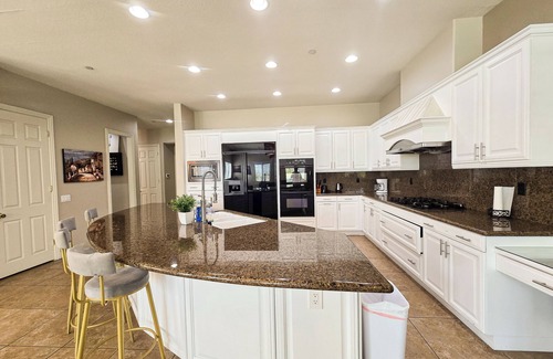 Rancho Cucamonga House | 7BR Pool Home, Karaoke, Fire Pit, Parking, Group-Friendly