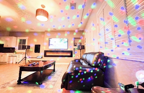Rancho Cucamonga House | 7BR Pool Home, Karaoke, Fire Pit, Parking, Group-Friendly