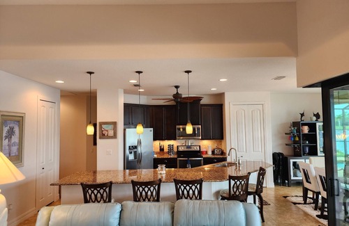 South Gulf Cove House | A 100+ reviews Family friendly home on canal with gulf access and heated pool!