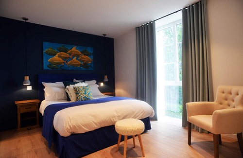 Barneville-Carteret Apartment | A breathtaking view of the harbor and the sea at Carteret