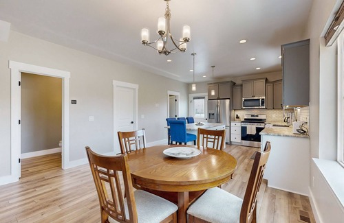 Hailey House | A charming, comfy townhome with patio views, cozy fireplace and more