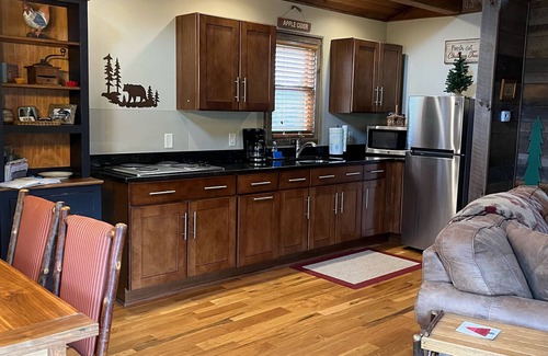 Waynesville Cabin | A hand-crafted cabin built in the middle of a Christmas Tree farm.