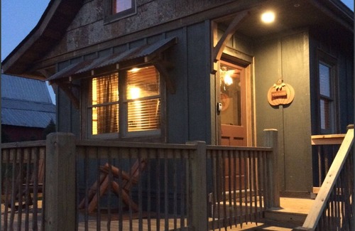 Waynesville Cabin | A hand-crafted cabin built in the middle of a Christmas Tree farm.