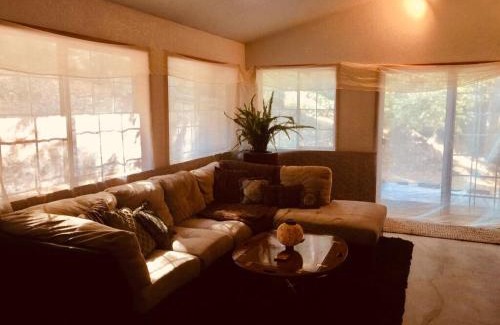 Foresthill House | A Lovely Cabin House at Way Woods Retreat with Outdoor Hot Tub! - By Sacred Hub MGMT