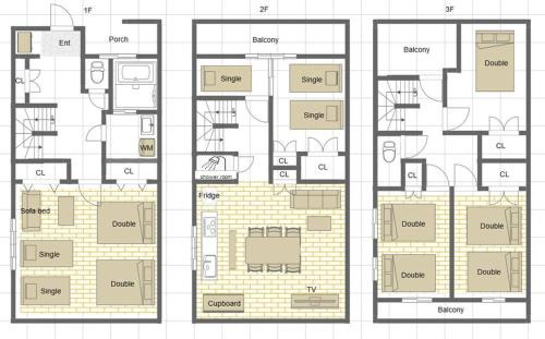Yotsuya Villa | A-Shinjuku BigRoof Balcony, 6BedRoom,140sqm House for 20ppl,4min to Yotsuya-Sanchome Sta
