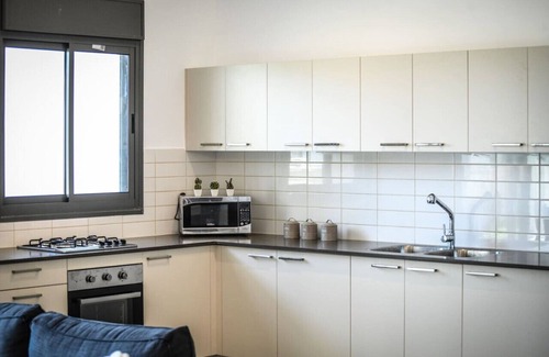 Nahariya Apartment | Achziv Beach Getaway with Balcony by Sea N' Rent