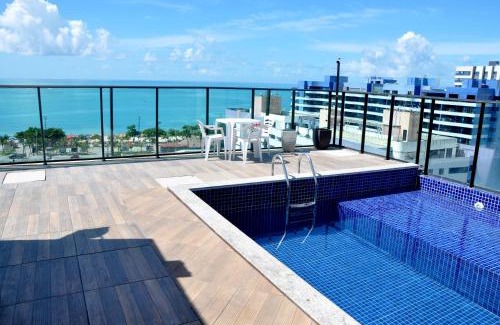 Pajucara Apartment | Aconchegante Apt na Praia de Pajuçara !Gales 907 com piscina na cobertura e vaga de garagem - Gales de Pajuçara 907-Wifi 500 mg-Pertinho de Tudo