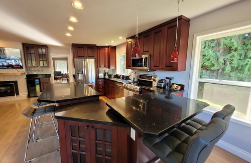 Scotch Creek House | Across street from Lake w/Large Deck and Beautiful Yard