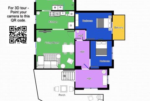 Aalborg Apartment | aday - 2 bedroom apartment with Patio