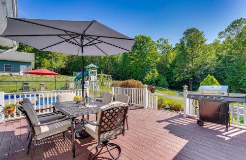 North Creek House | Adirondack Retreat with Heated Pool and Scenic Views!
