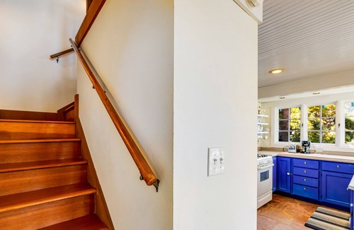 Old Town Cottage | Adorable waterfront cottage with private hot tub, deck, & wood stove