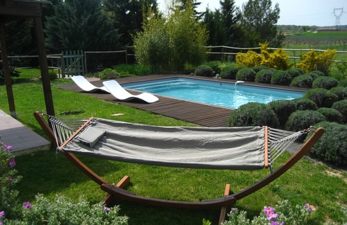Blauzac House | Air-conditioned gîte: a swimming pool just for you, superb view of the Cévennes