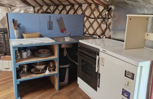 Lussas Other | Air-conditioned yurt, near a silkworm nursery amid 8 hectares of wild thyme