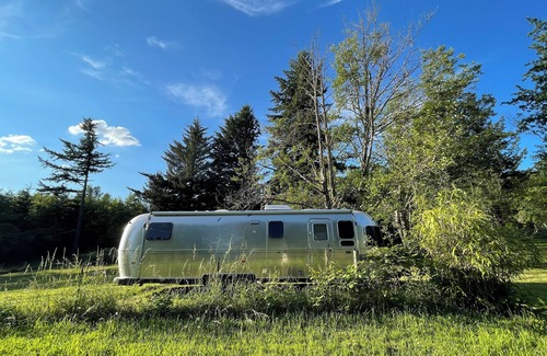 Troutdale RV Rental | Airstream on 3 acres in Gorge, Near Edgefield & Waterfalls