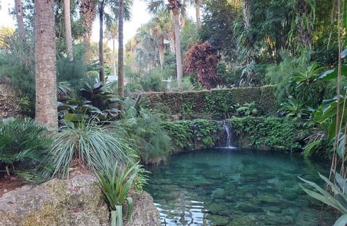 Palmetto Bay Apartment | Airstream pool house, heated pool, lavish gardens, waterfalls, very private.