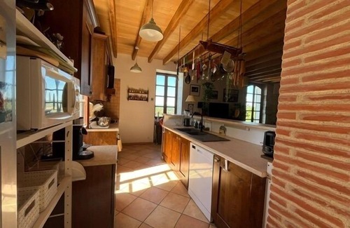 Penne-d'Agenais House | Al Bioule - Maison climatisée avec piscine