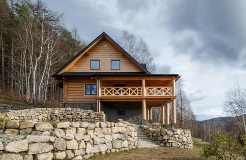 Przesieka Villa | AleBale Przesieka luksusowy dom z bali z widokiem na Karkonosze