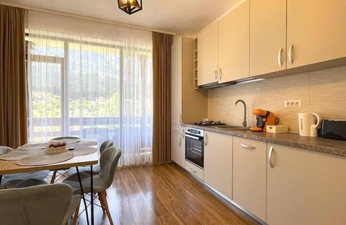 Busteni Apartment | Alpine River Home: Peace and Mountain View