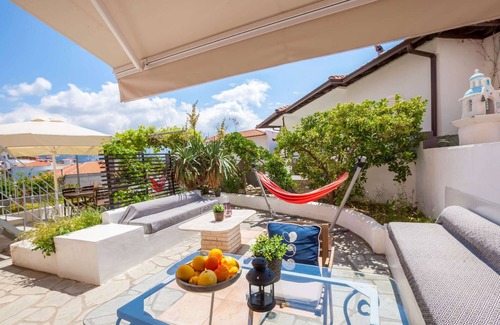 Neos Marmaras Apartment | Alterra Vita Apartments - Cozy Studio with Garden
