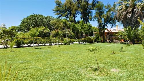 Amarinthos House | Amarynthos Beachfront Vacation House with garden