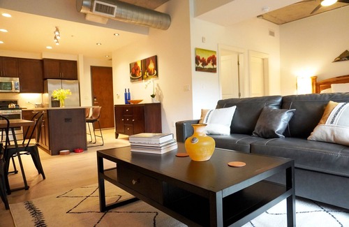 Central Boulder Apartment | Amazing Condo with Rooftop Pool & Movie Theatre!