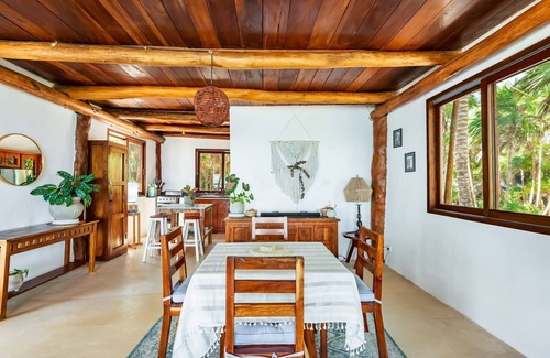 Chacchoben Cabin | Amazing ECO Palapa at Private Beach in Sian Kaan.