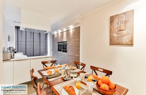 Grenelle Apartment | Amazing Haven Of Peace Near Eiffel Tower, 1000sqf With Private Terrace On Garden