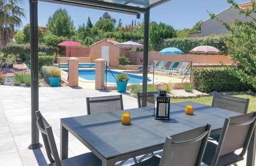 Puimisson House | Amazing home in Puimisson with 4 Bedrooms, WiFi and Outdoor swimming pool