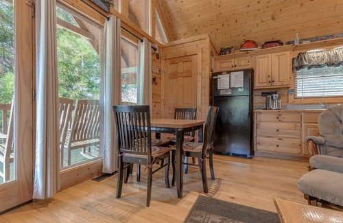 Black Bear Falls Cabin | Americana | Wooded Views + Pool Access & Private Hot Tub