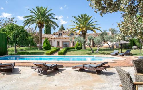 Arriate Villa | Andalusische Luxus-Finca Villa La Almunia Garden Ronda