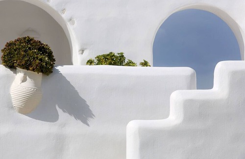 Naousa Villa | Angels Villas Asterias amazing pool sea view *2 BD cycladic style villa*