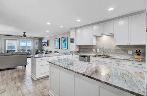 Isle of Palms Villa | “Another Day at the Beach” at 2 Beach Club Villa|Spectacular Oceanfront Views|Renovated|Large Scr.