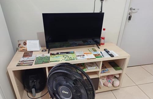 Santo Angelo Apartment | Apart próximo a Unimed e Catedral de 2 quartos com 2 AR, mini-Academia e garagem no Centro-sul