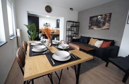 Hamm-Heessen Apartment | Apart79 Modern Industrial Design 3Room with Terrace and Garden Free Parking