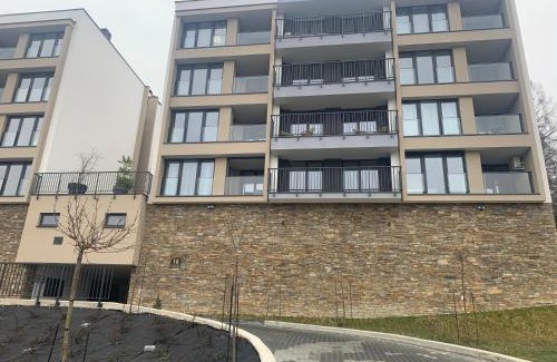 Krynica-Zdroj Apartment | "Apartament Cicha 16B2" - Centrum, garaż podziemny