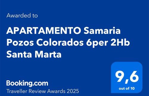 Pozos Colorados Apartment | Apartamento Samaria Pozos Colorados 6 personas 2HB Santa Marta