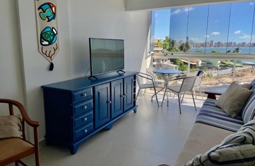 Centro Apartment | Apartamento vista do mar, pé na areia e águas tranquilas, no cento de Guarapari