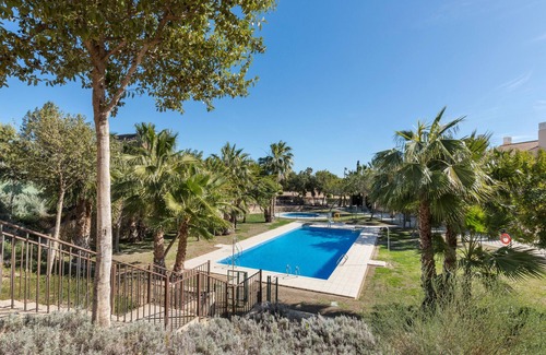 Fuente Alamo de Murcia Apartment | Apartment 'Monaco 6 Bajo A' with Shared Pool, Wi-Fi and Air Conditioning